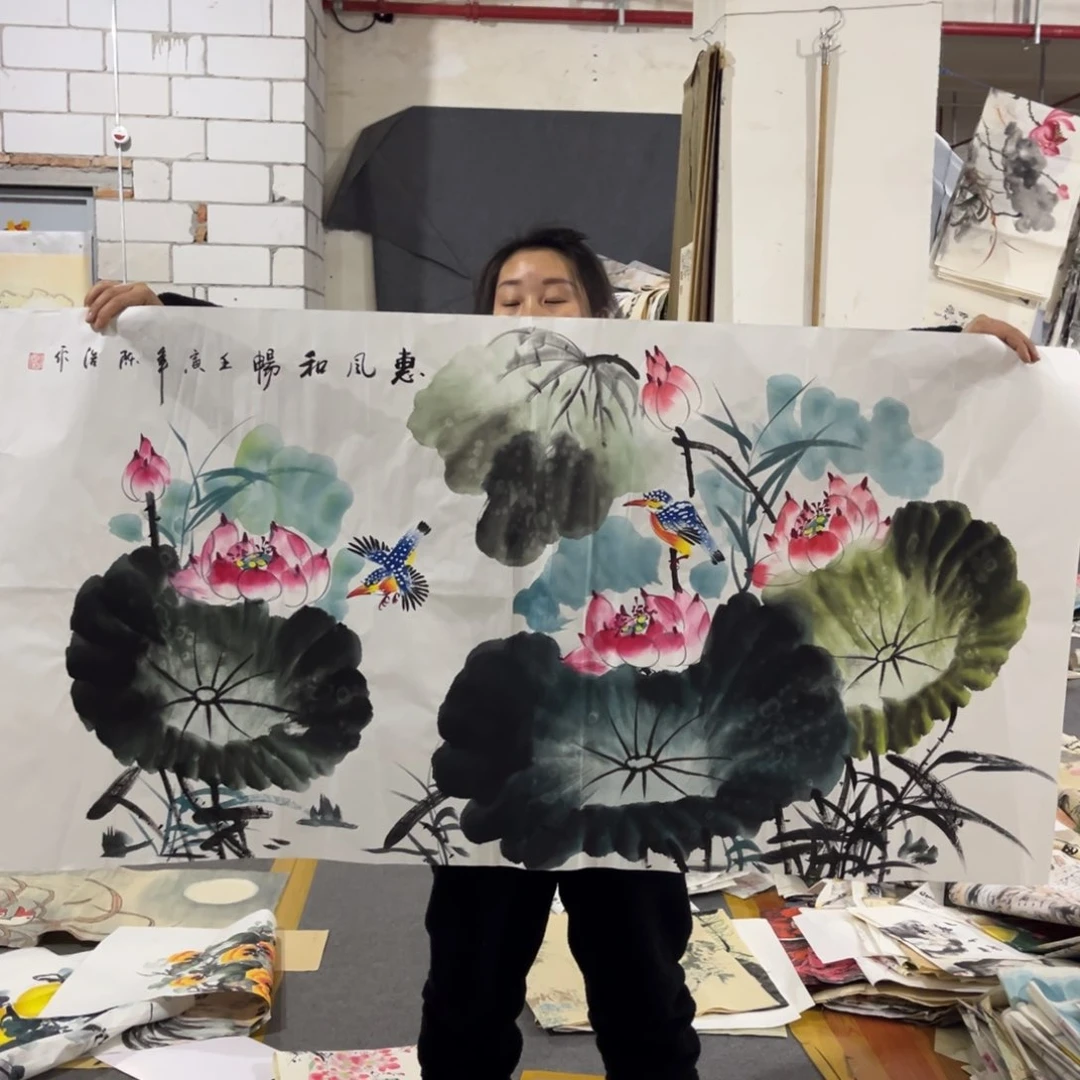 国画协会绘画作品多次贵绘作品