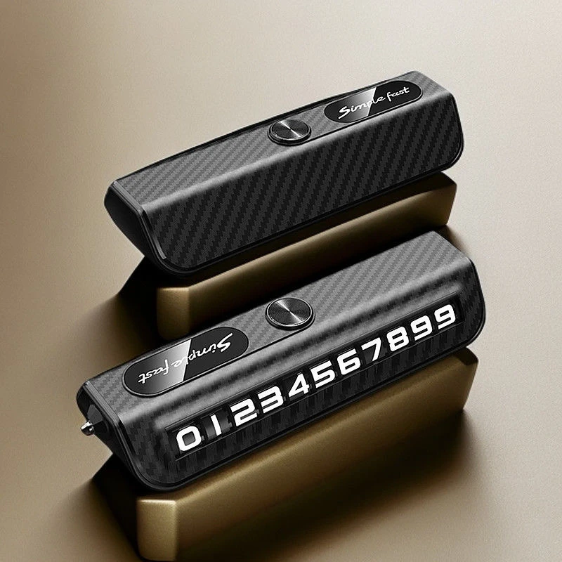 挪车号码牌汽车临时停车滚轮电话牌车用创意摆件留号牌显示牌泰鹿