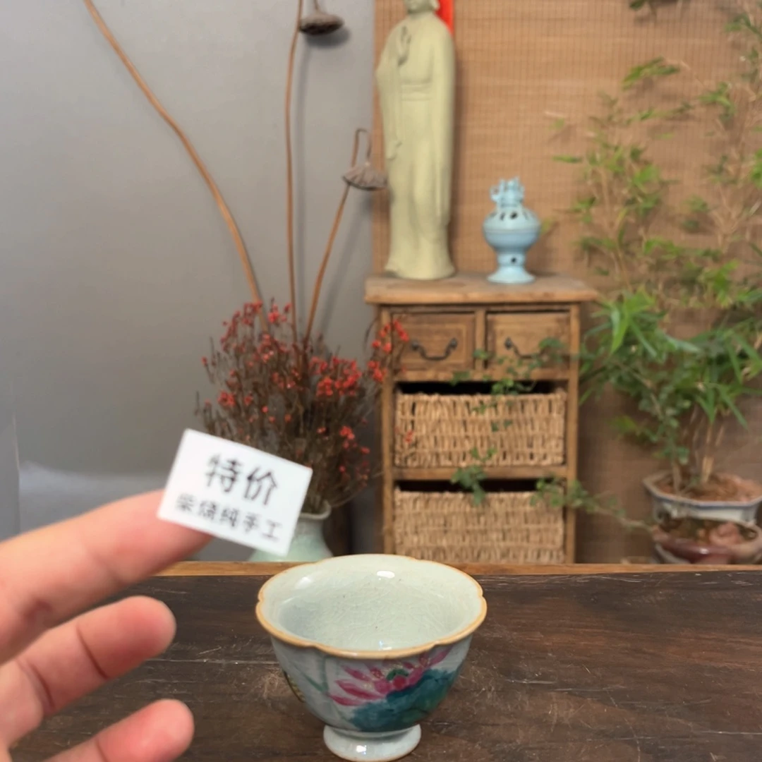 杯景德镇纯手工手绘陶瓷