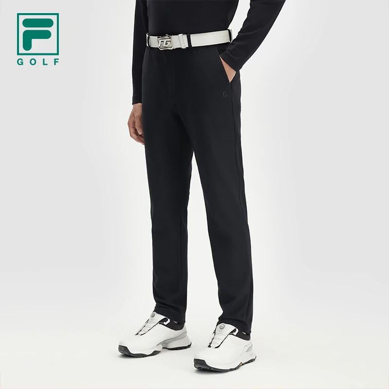 Fila/斐乐男款运动高尔夫长裤休闲裤舒适直筒户外百搭A11M445602F