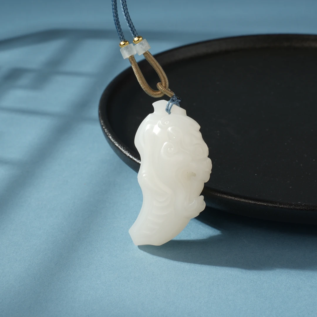 盟世玉【勇者守护印记·贰】和田玉羊脂玉挂件