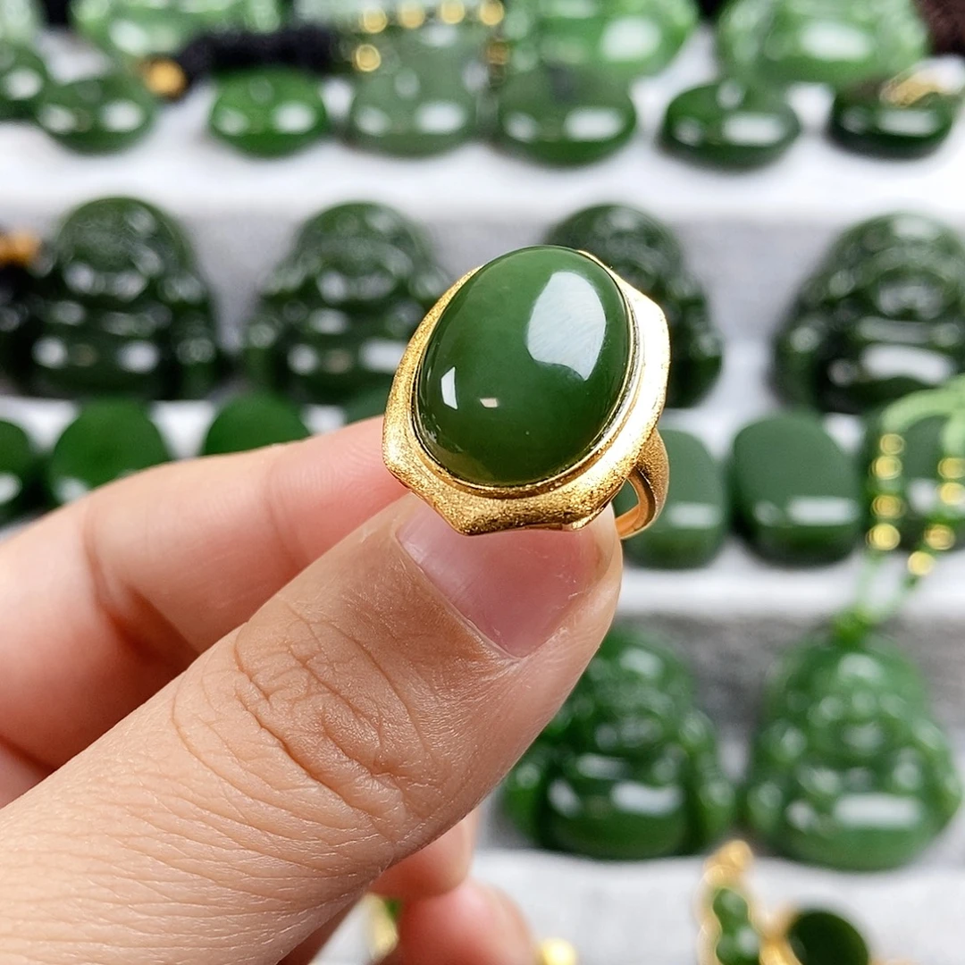 和田玉（碧玉）未镶嵌颈饰