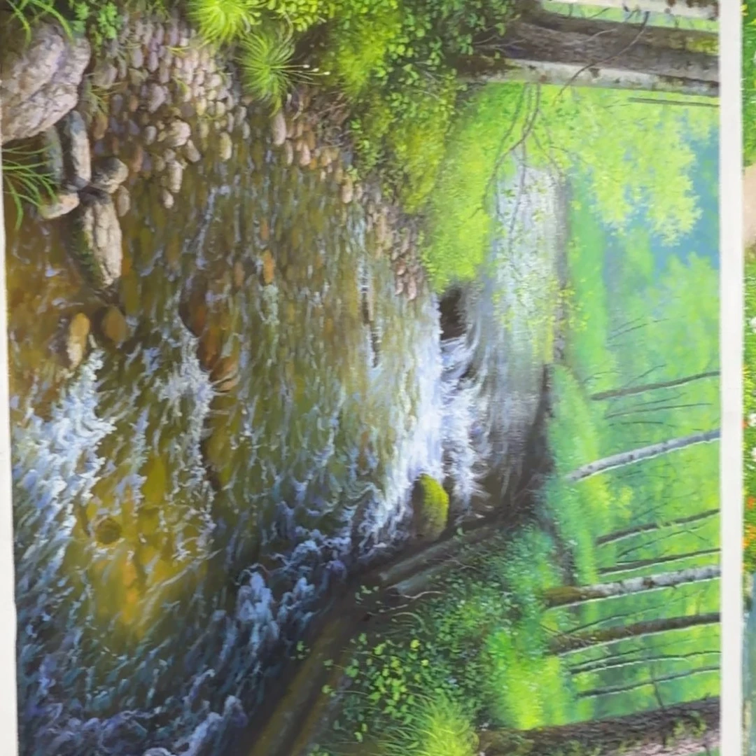 油画我在你心里就是一