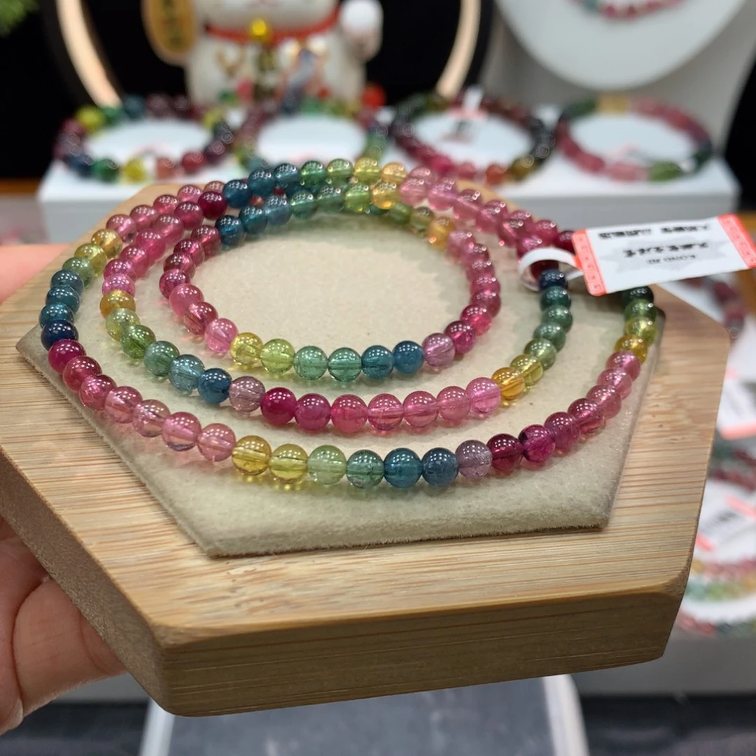 碧玺手链未镶嵌       4.7mm