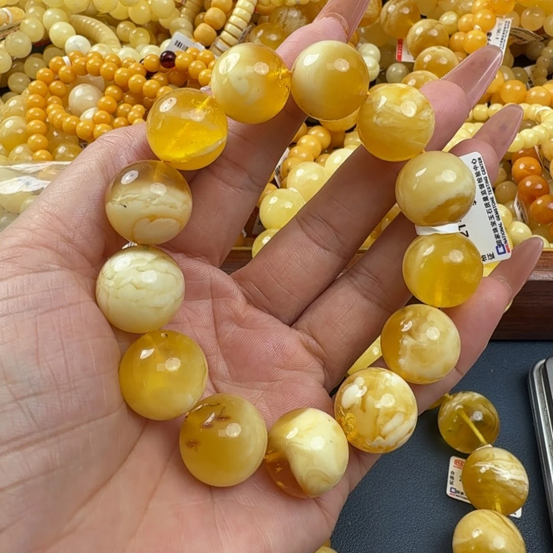 琥珀未镶嵌珠宝奇石