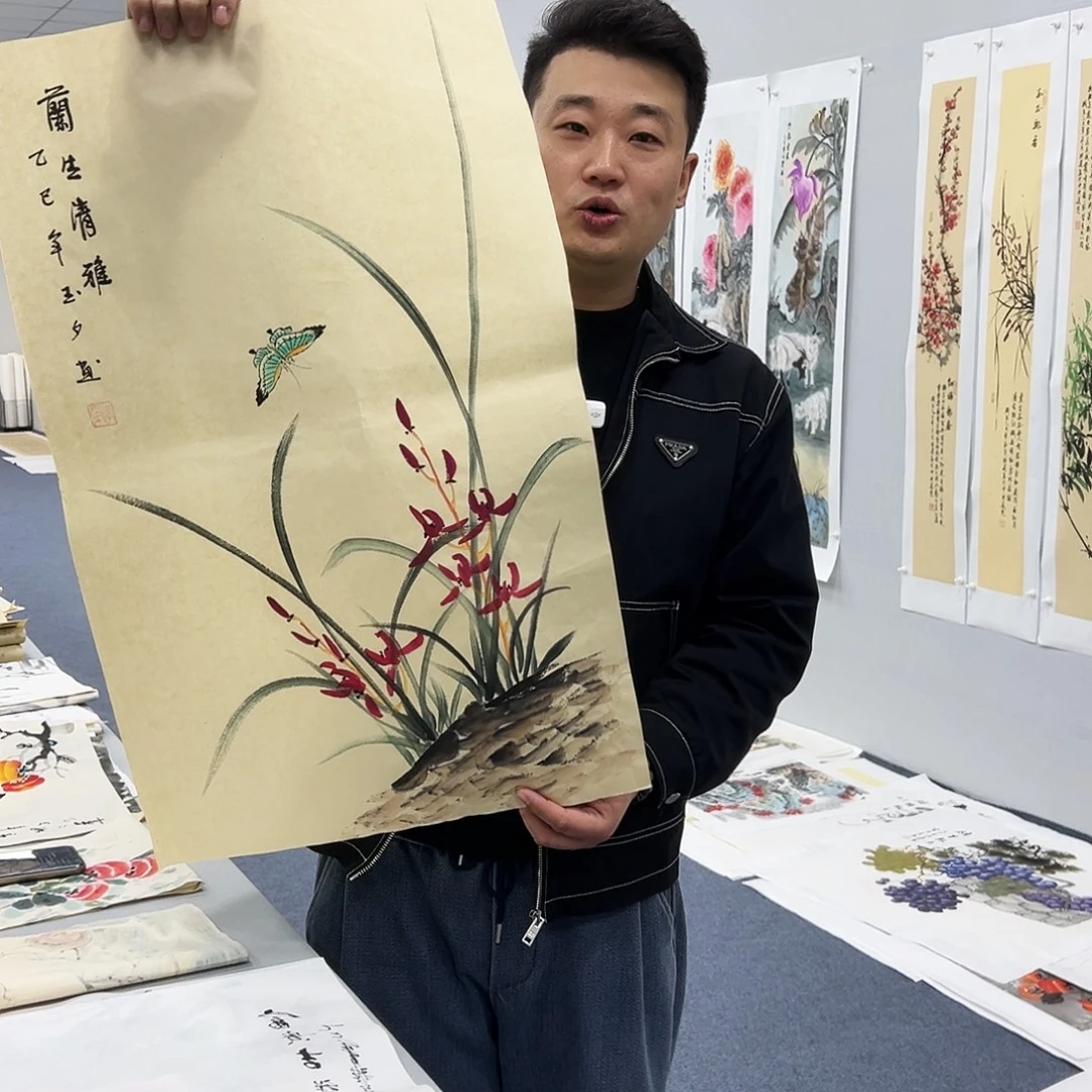 国画宣纸国画纯手绘作品