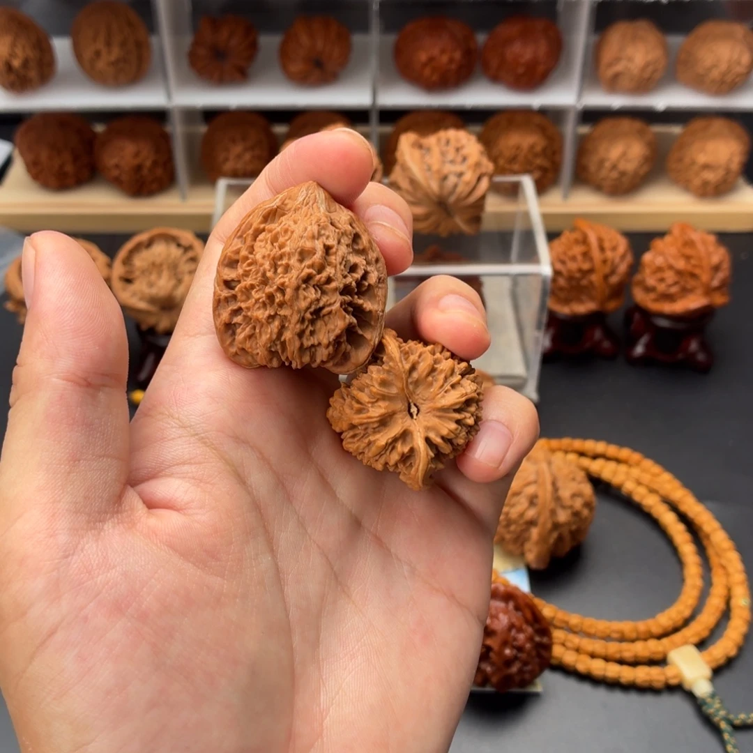 文玩核桃把件满天星小手捻