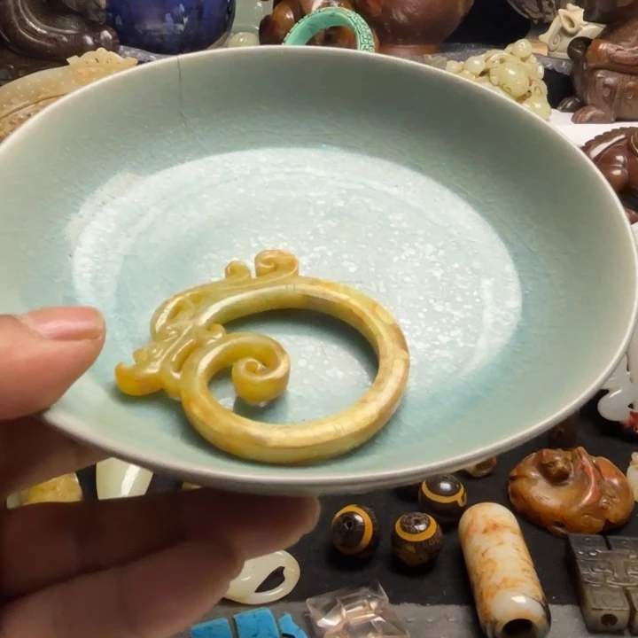 陶瓷用****8汝瓷全品摆件一个