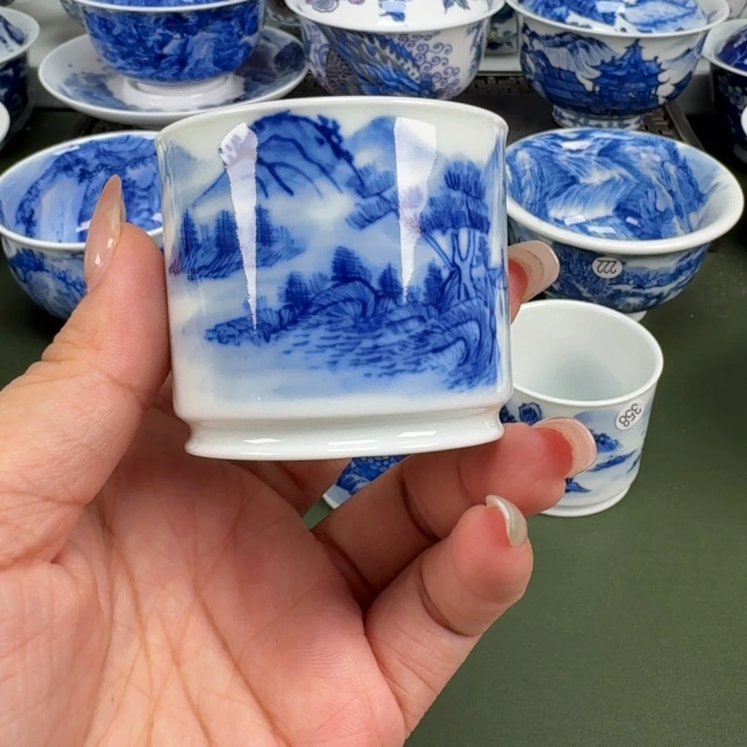 景德镇纯手工手绘茶器蒙蒙347