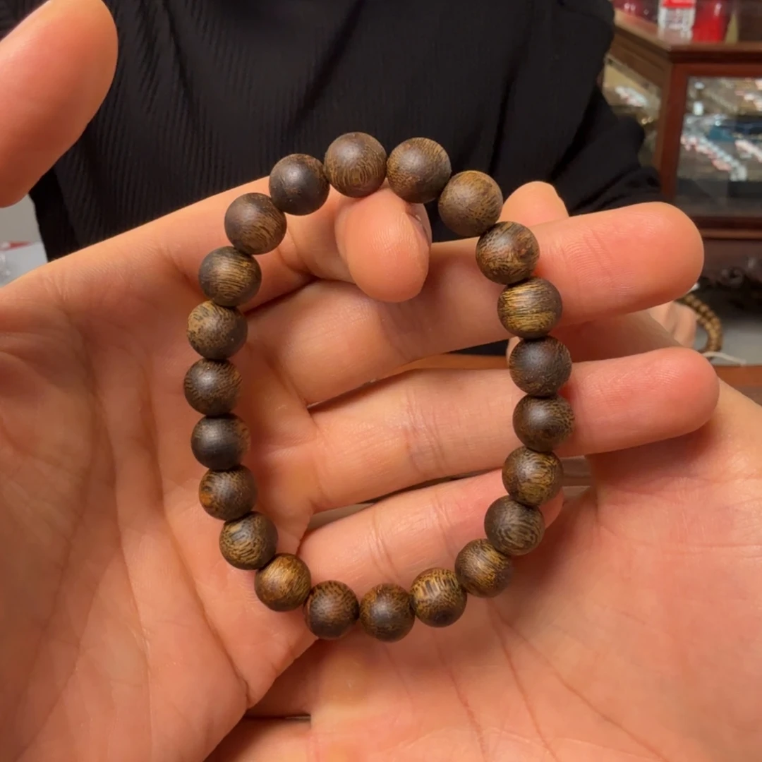 沉香手串高等级99浮沉 9mm圆珠