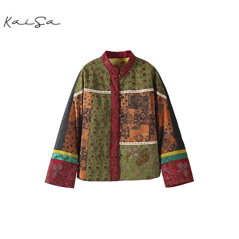 【锦翠】100%桑蚕丝重缎香云纱棉服新中式外套上衣