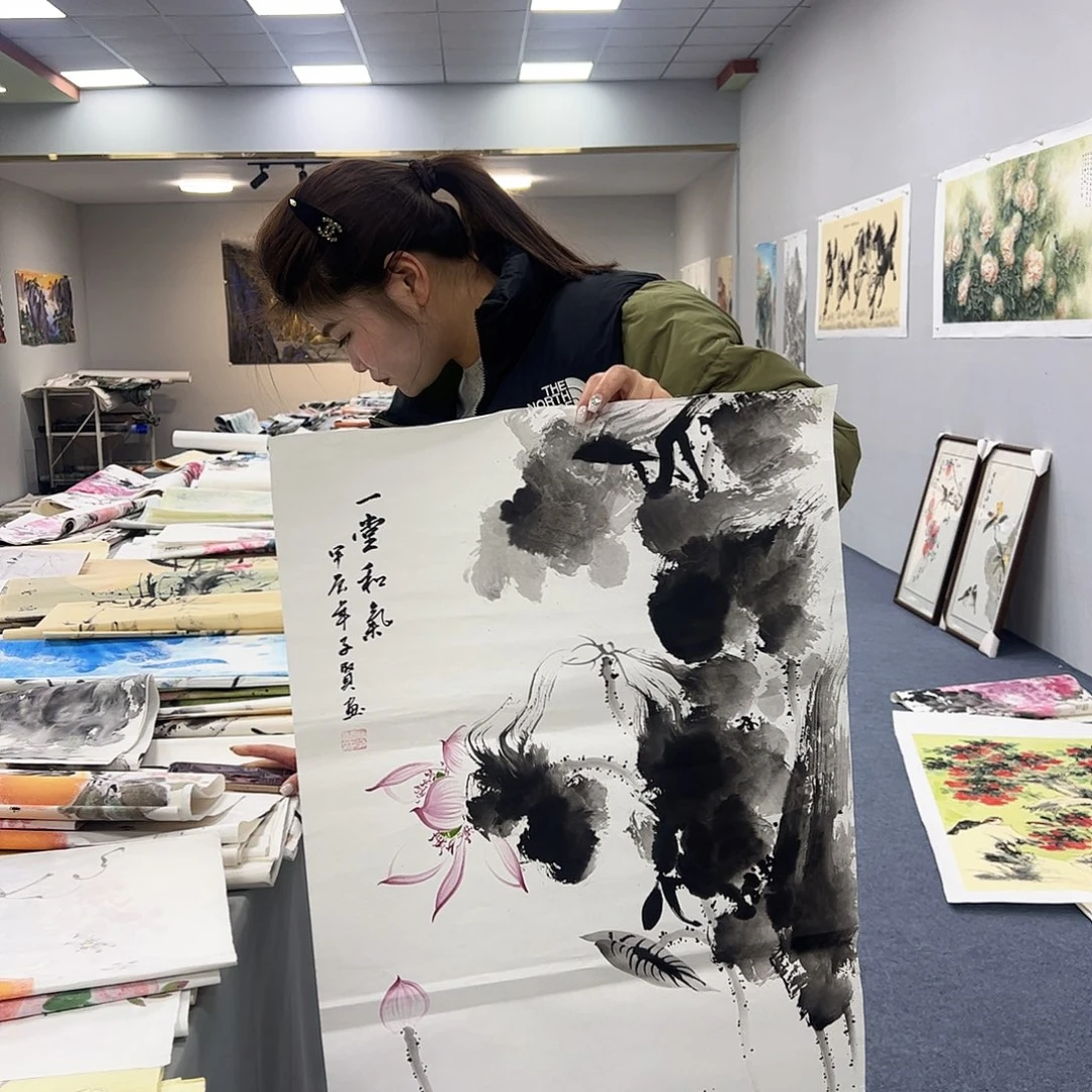 国画国画作品宣纸纯手绘