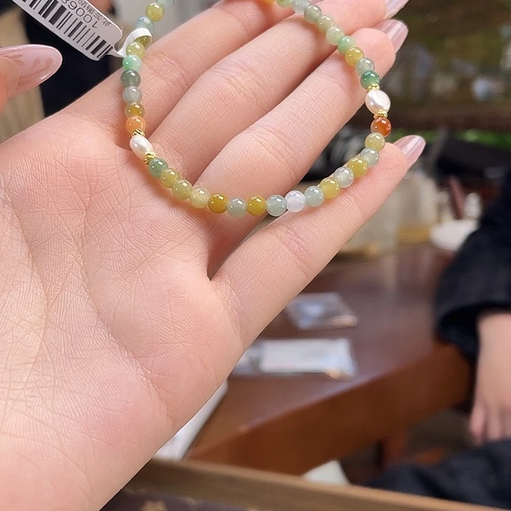 翡翠未镶嵌手链手串