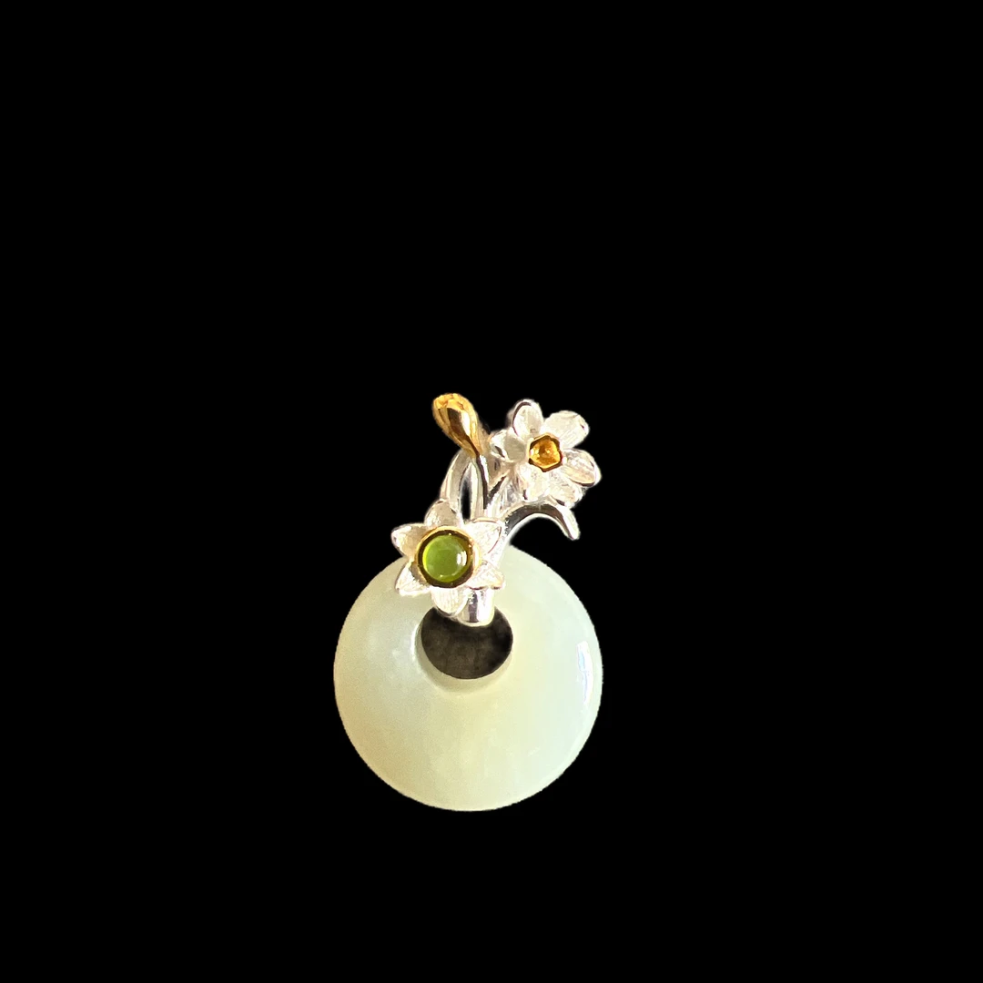 V3192和田玉吊坠孤品