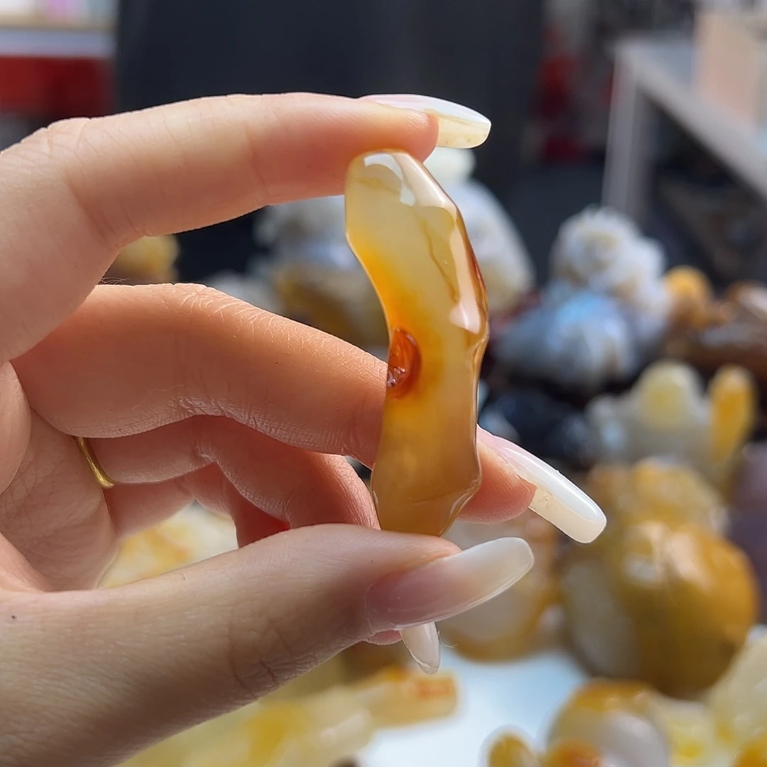 玛瑙/玉髓未镶嵌吊坠(不含链)