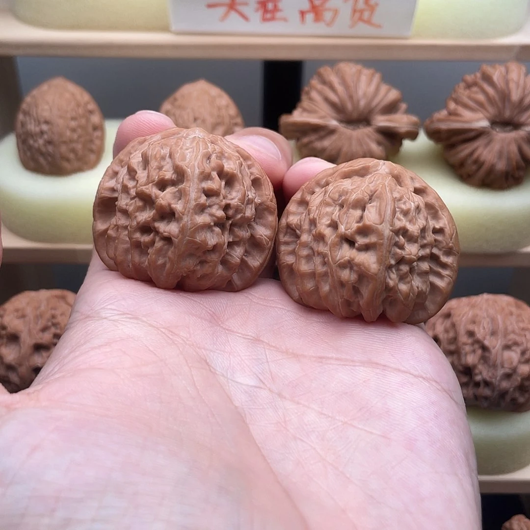 吊坠文玩核桃40全品白狮子