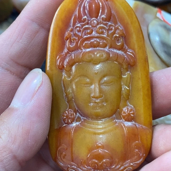 滴血莲花菩提吊坠