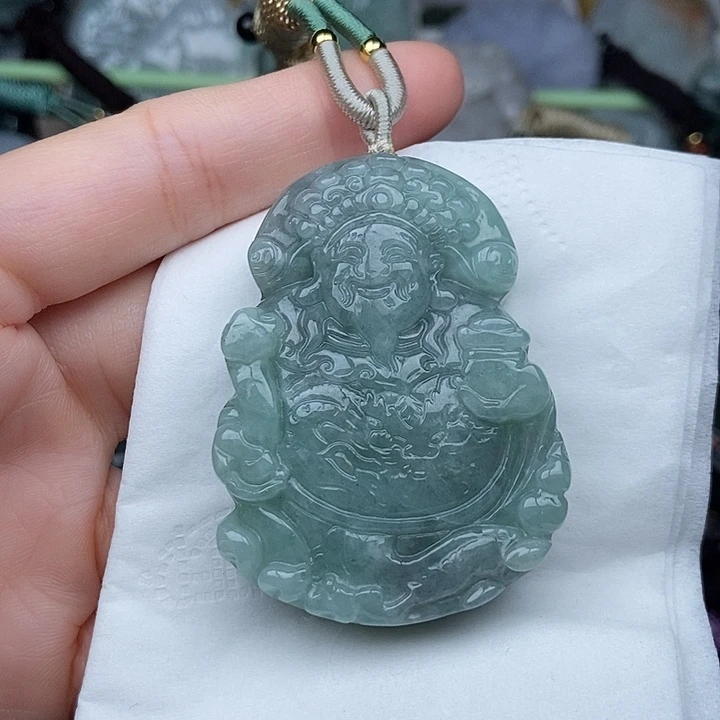 翡翠未镶嵌颈饰翡翠双面