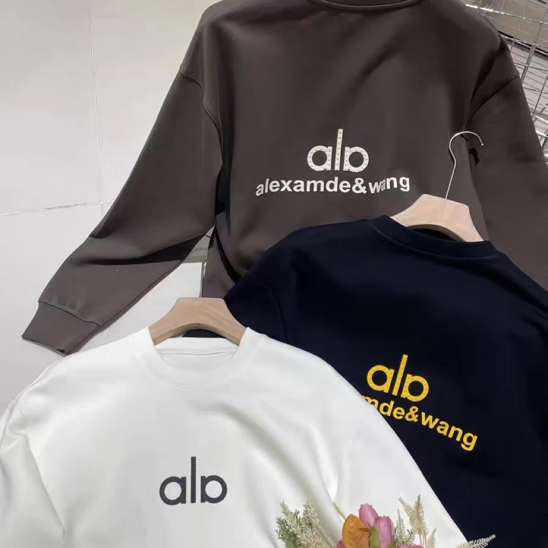 7202新款秋季男士休闲长袖T恤宽松圆领男款潮牌纯色百搭学生