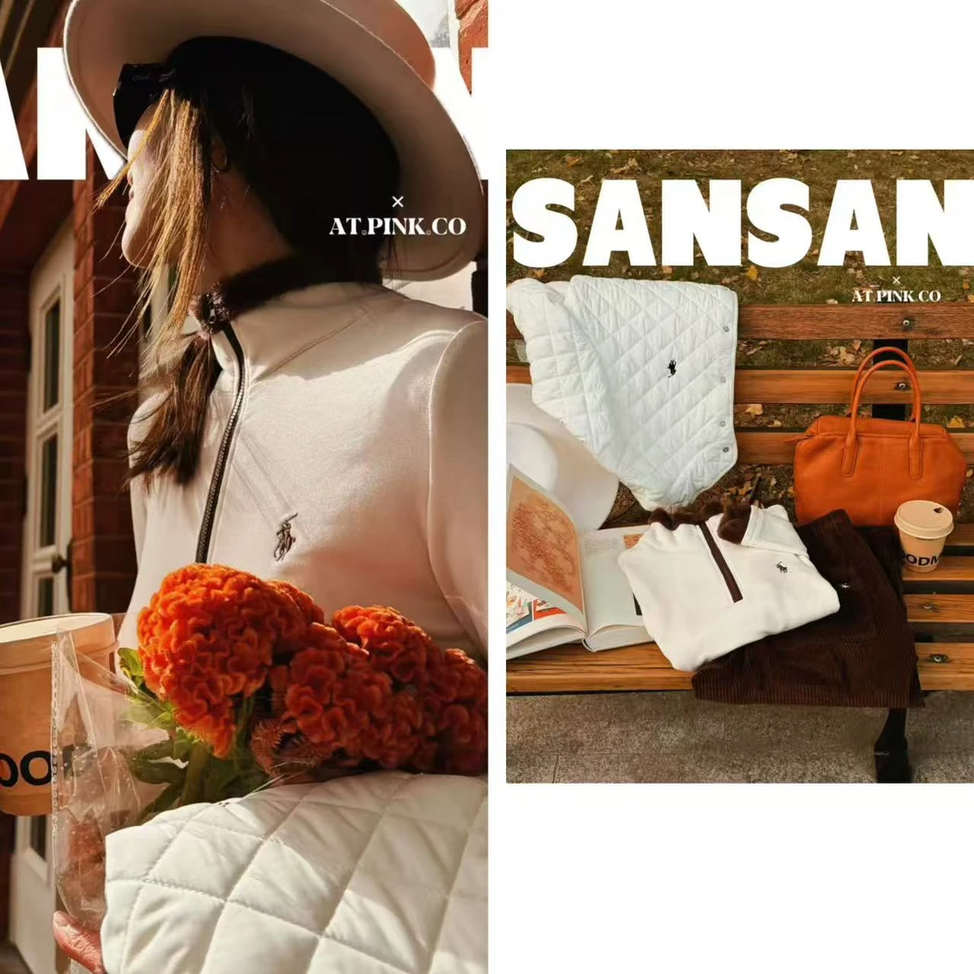 【三三品牌】战马刺绣时尚单穿叠穿毛绒长袖休闲打底外穿 FT383