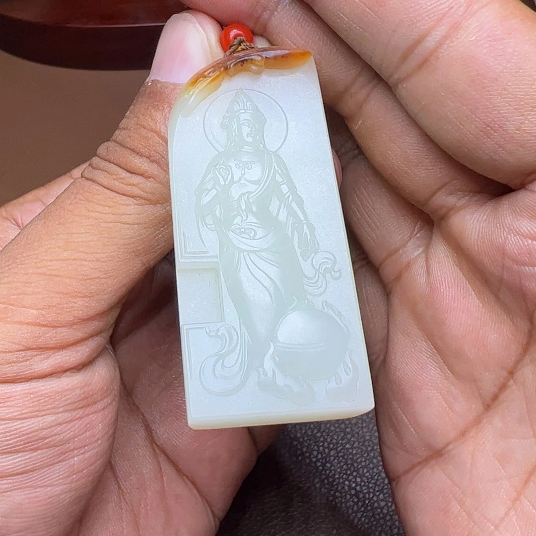 和田玉未镶嵌吊坠(不含链)喵*