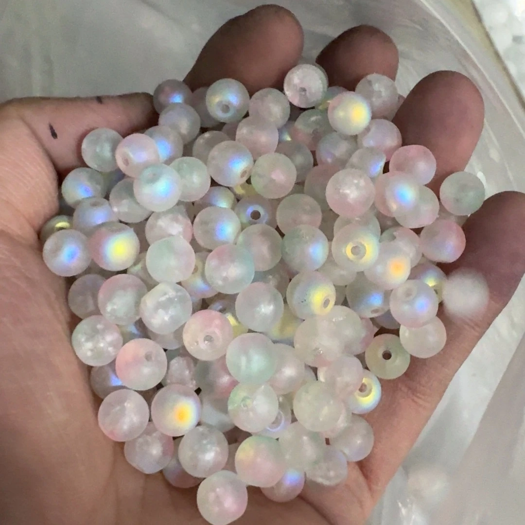 锌合金琉璃卡8，400粒粉色