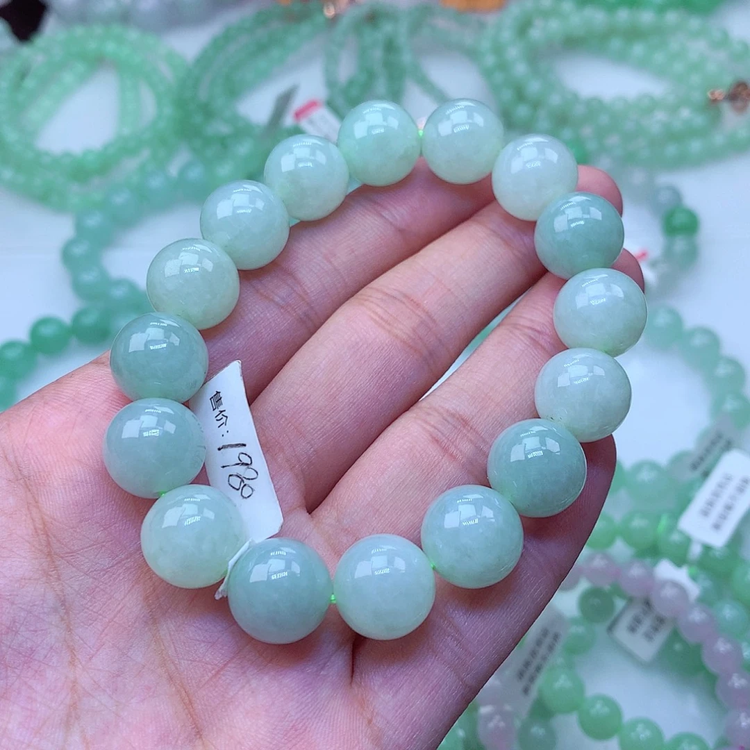 翡翠未镶嵌毛衣链