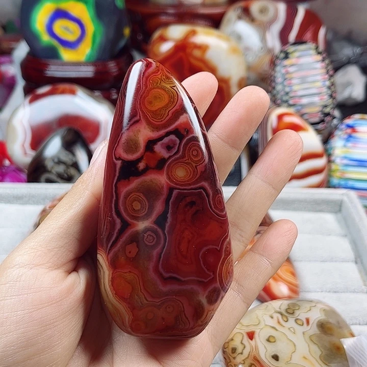 用***1玛瑙/玉髓未镶嵌耳饰