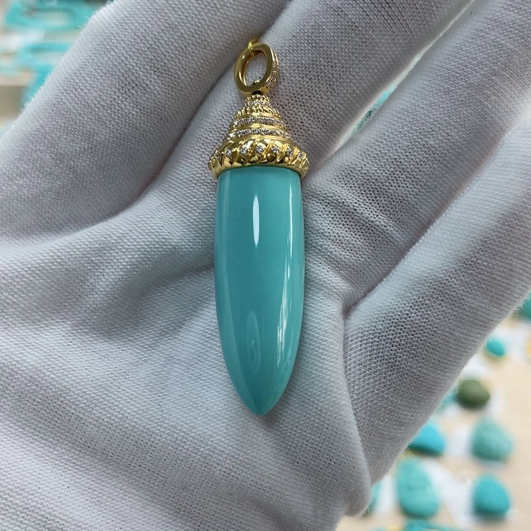 绿松石珠宝奇石未镶嵌