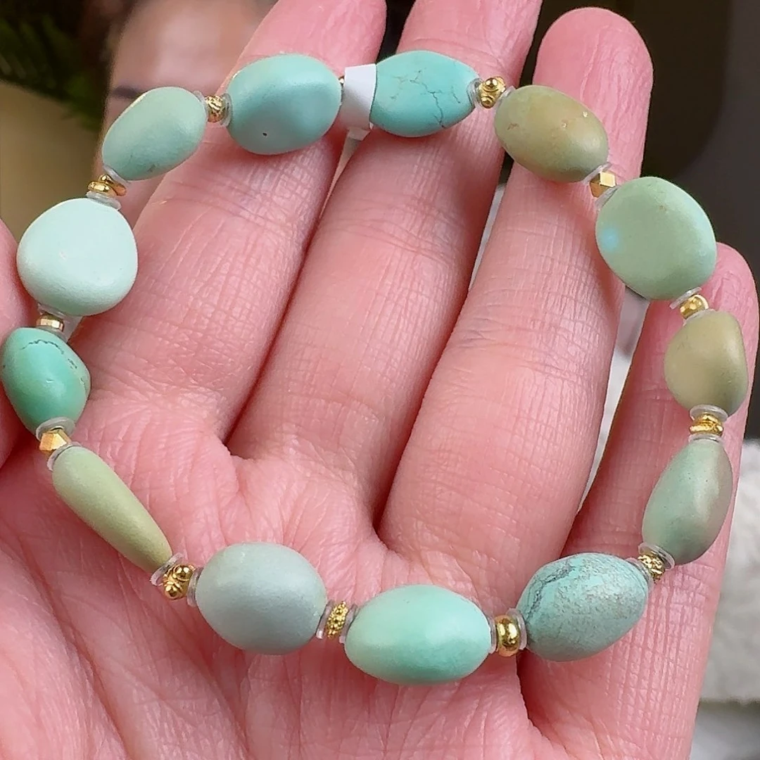 绿松石珠宝奇石未镶嵌