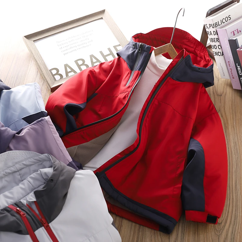 男童棉服冬季中大童装2025新款儿童加厚加绒连帽棉衣防风保暖棉袄