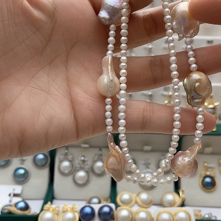 天然珍珠。  漏 漏 漏淡水珍珠未镶嵌