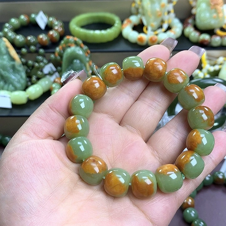 手串未镶嵌透闪石质玉@*涯