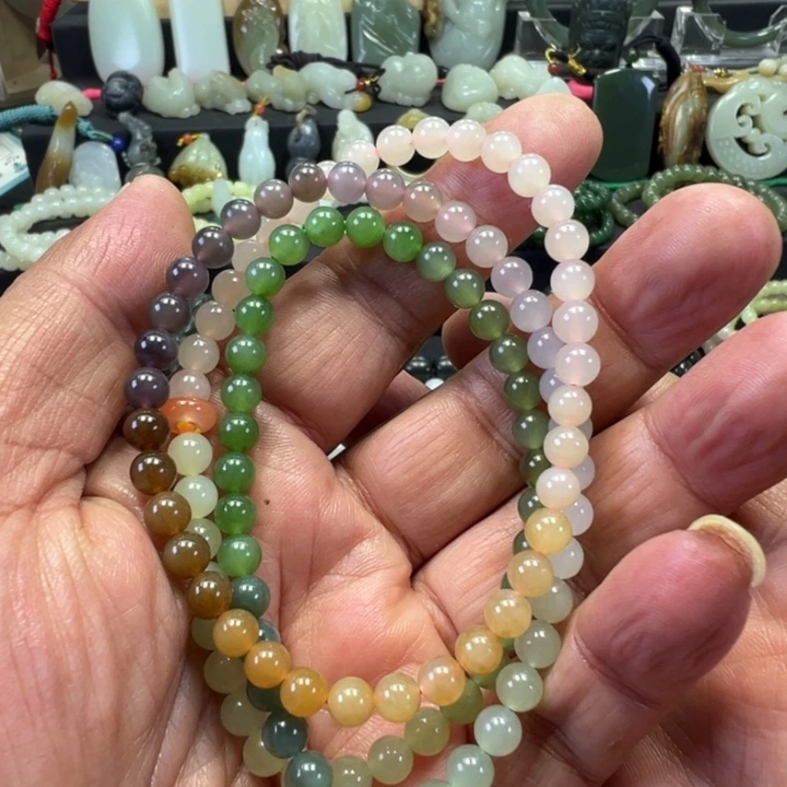 和田玉未镶嵌套链