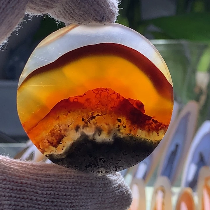 未镶嵌玛瑙/玉髓珠宝半成品96