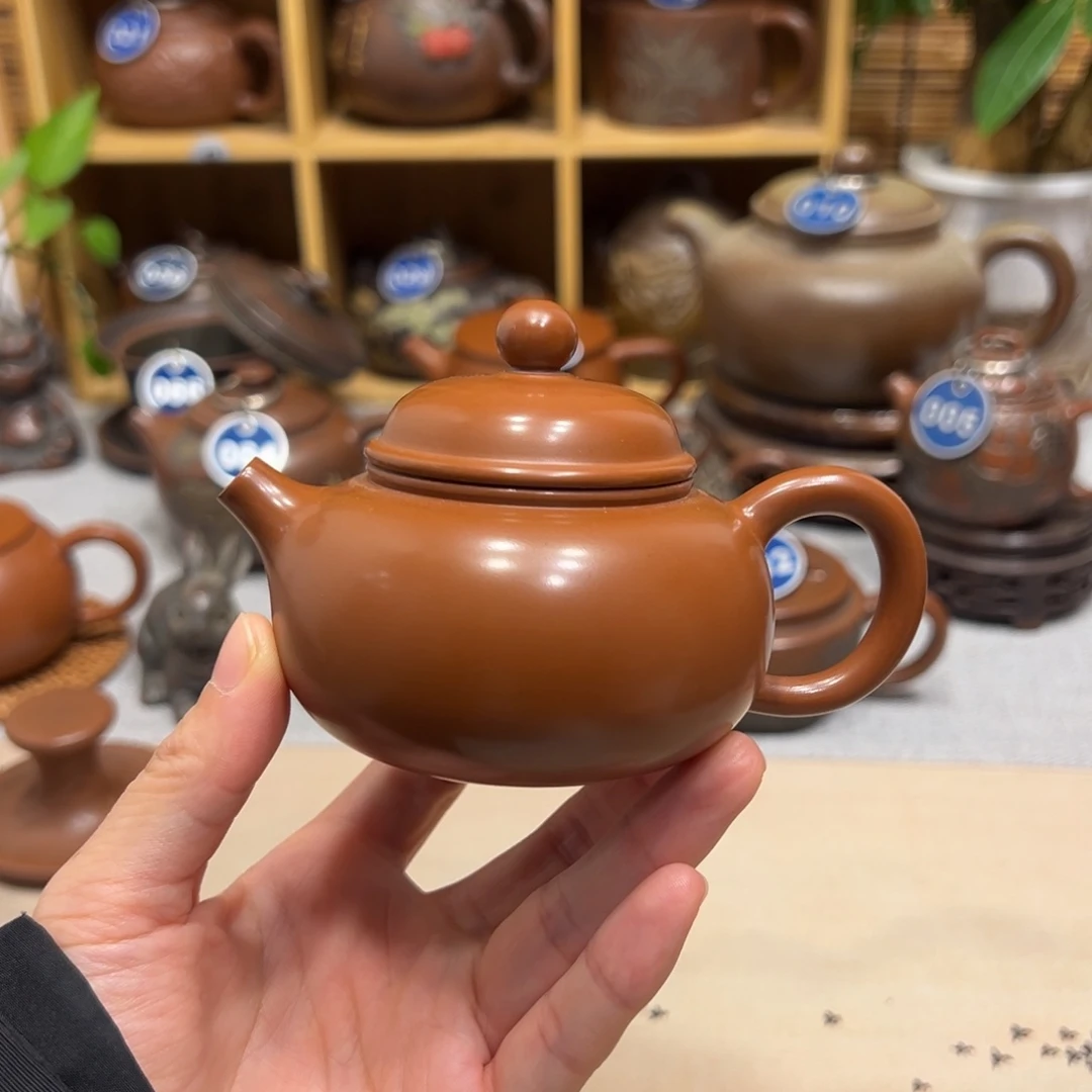 广西钦州坭兴陶容天壶150cc