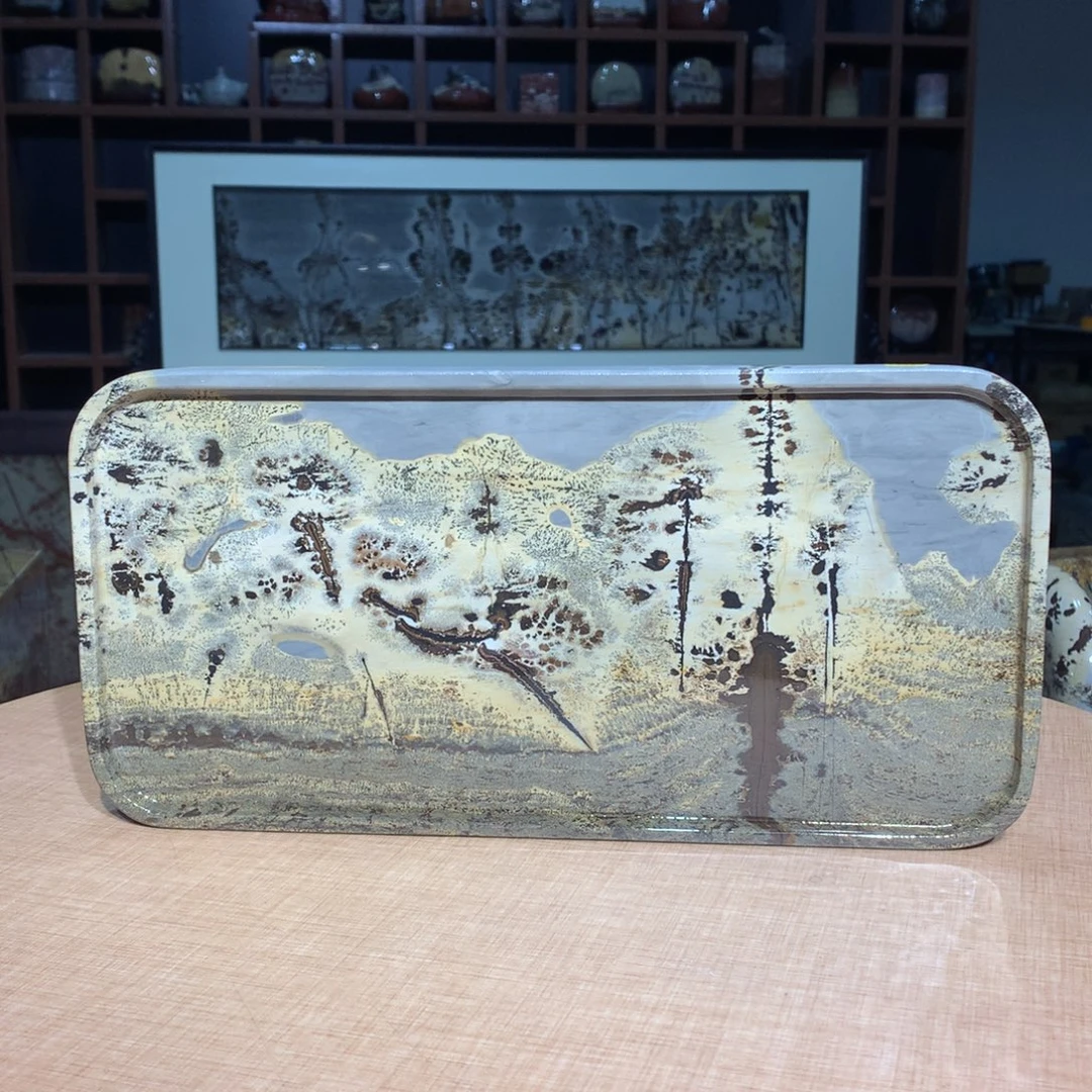 广西国画石摆件，观赏收藏