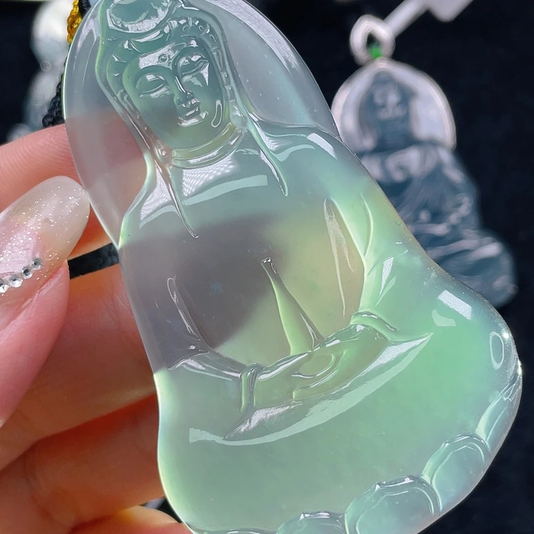 颈饰未镶嵌翡翠天**帅3，