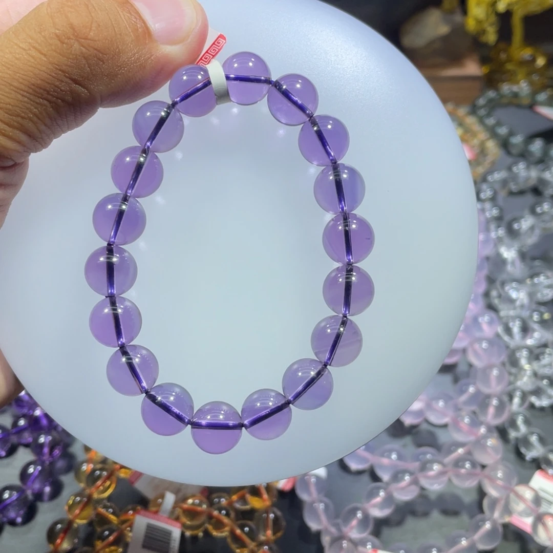 未镶嵌手链水晶紫水晶