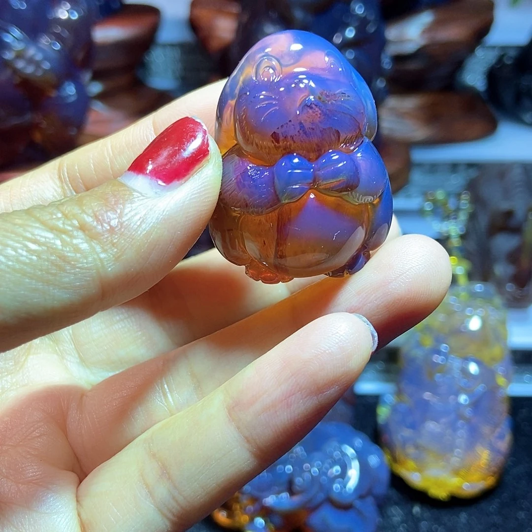 未镶嵌颈饰琥珀缅甸天然琥珀吊坠
