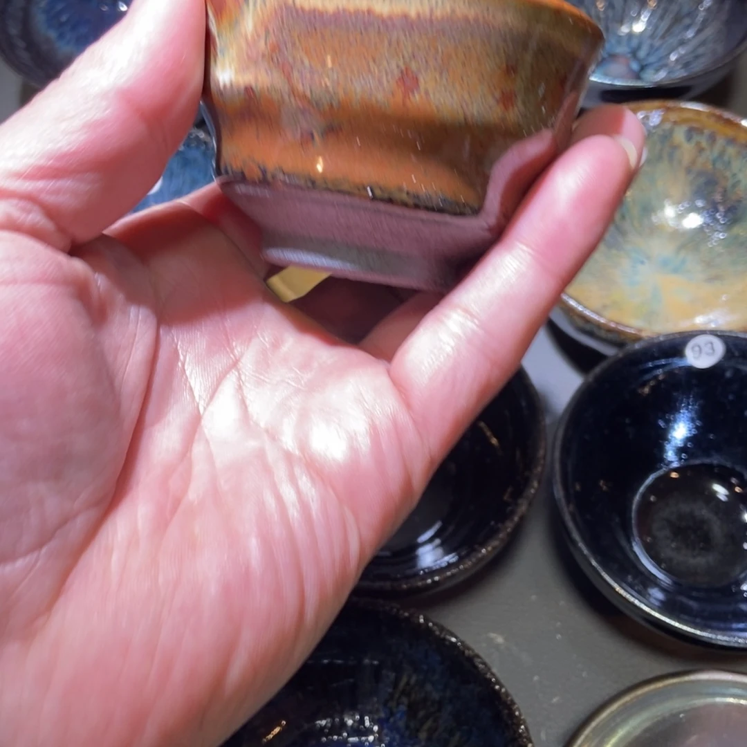 茶盏181 落灰烧微瑕盏漏