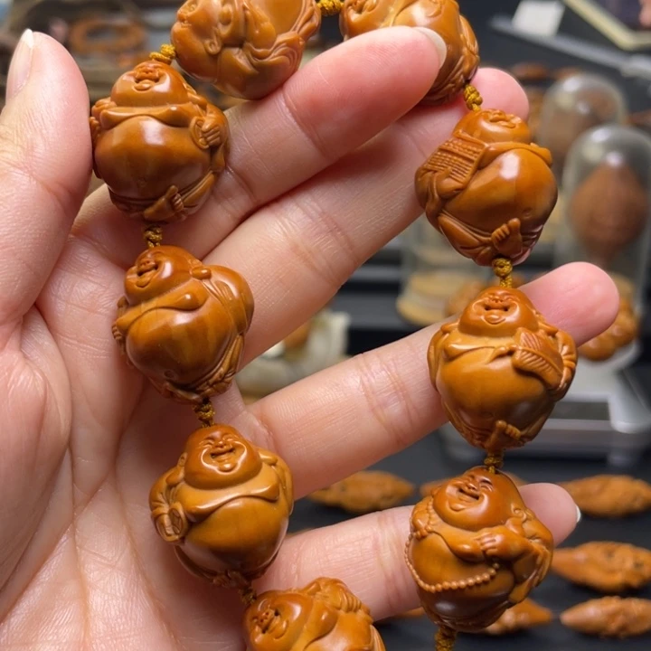 橄榄核手串/手链大肚弥勒