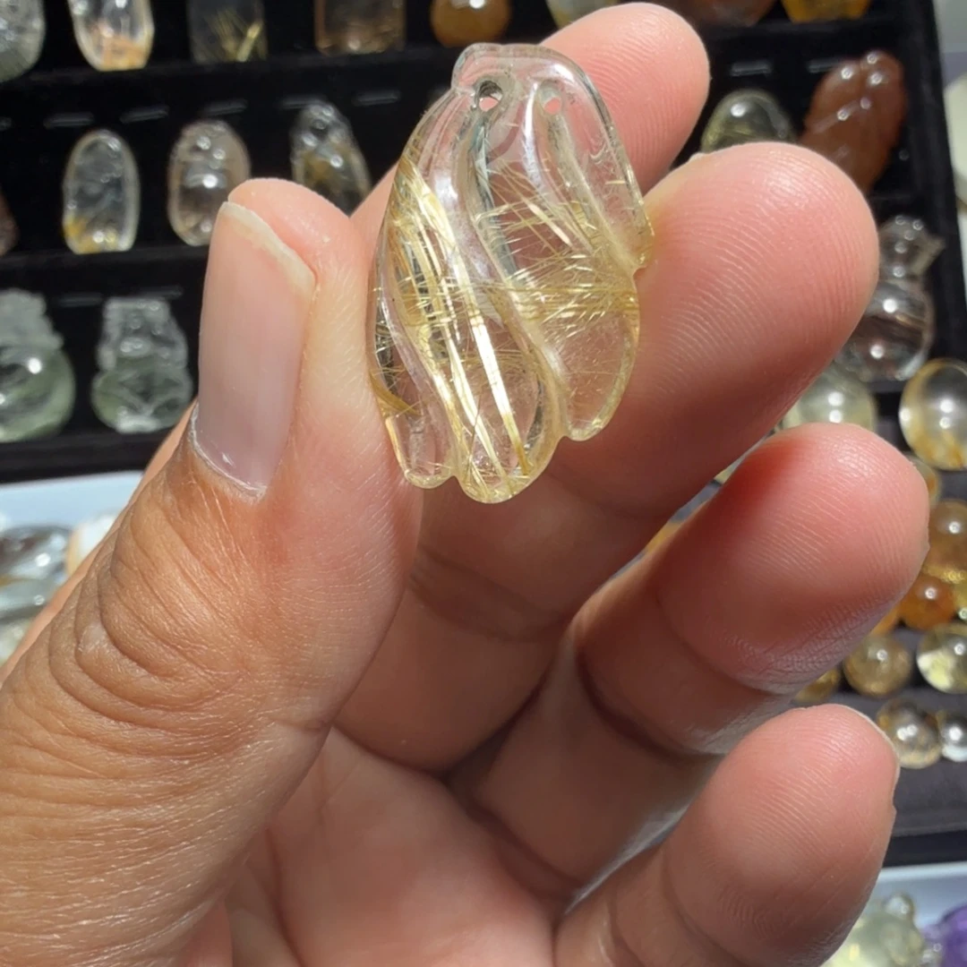 卡***粒吊坠(赠链)水晶未镶嵌水晶