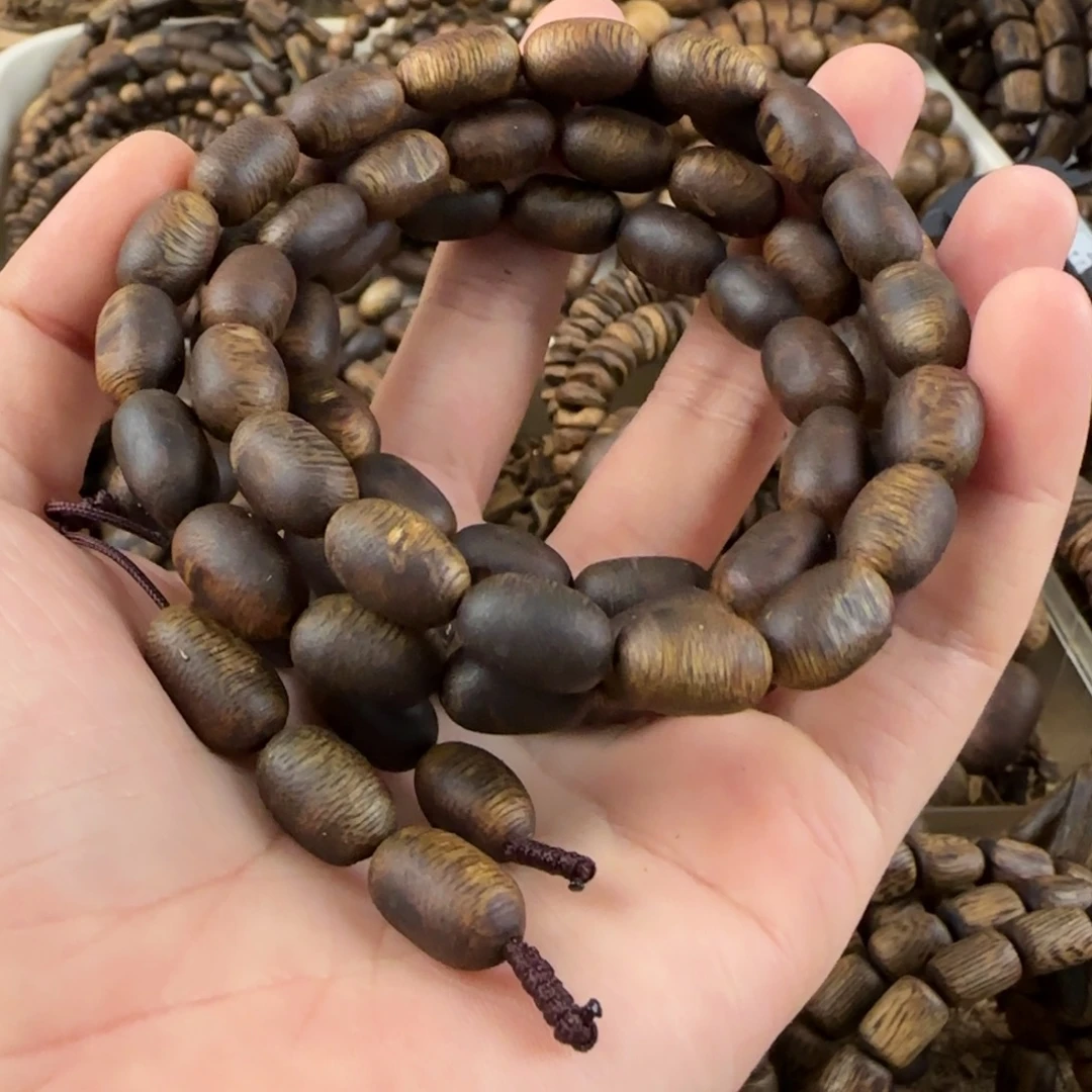 来***哥沉香手串奇楠手串28克