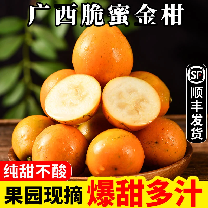 【顺丰】正宗融安脆蜜金桔三代脆蜜金柑独立包装特大果无籽新鲜直发