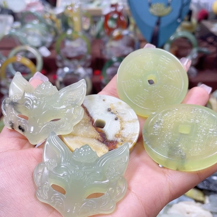 蛇纹石玉手镯未镶嵌林*