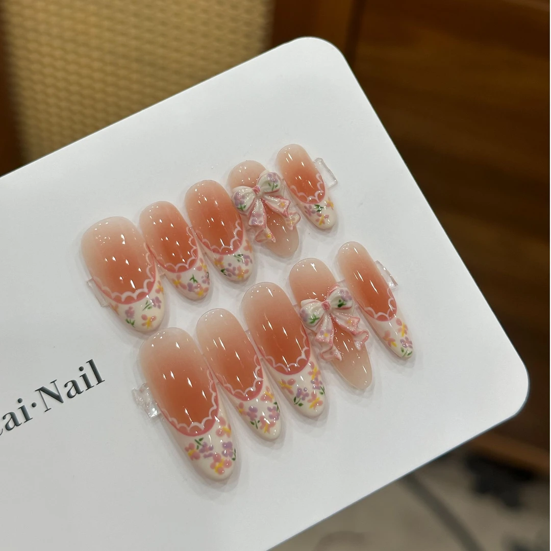 白菜家公主裙摆手工穿戴甲