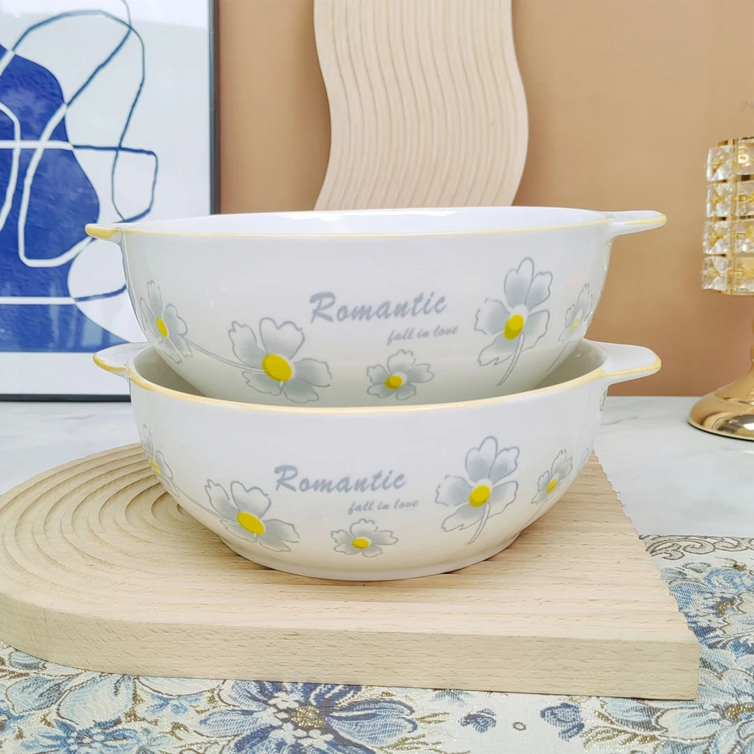 含耳9.5英寸小雏菊双耳两个 破损补发