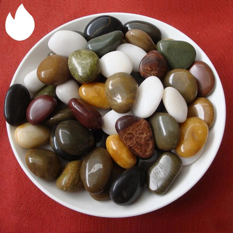 鹅卵石雨花石原石鱼缸花盆石天然小石子庭院装饰园艺五彩石头铺地