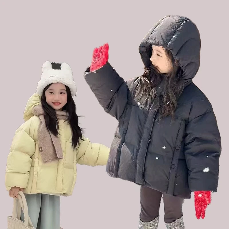 反季儿童加厚加绒 羽服新款保暖洋气时尚中小大童冬季宝宝男女